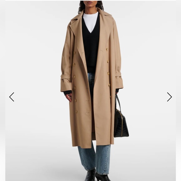 NWT TOTEME Signature cotton-blend trench coat - Picture 2 of 7